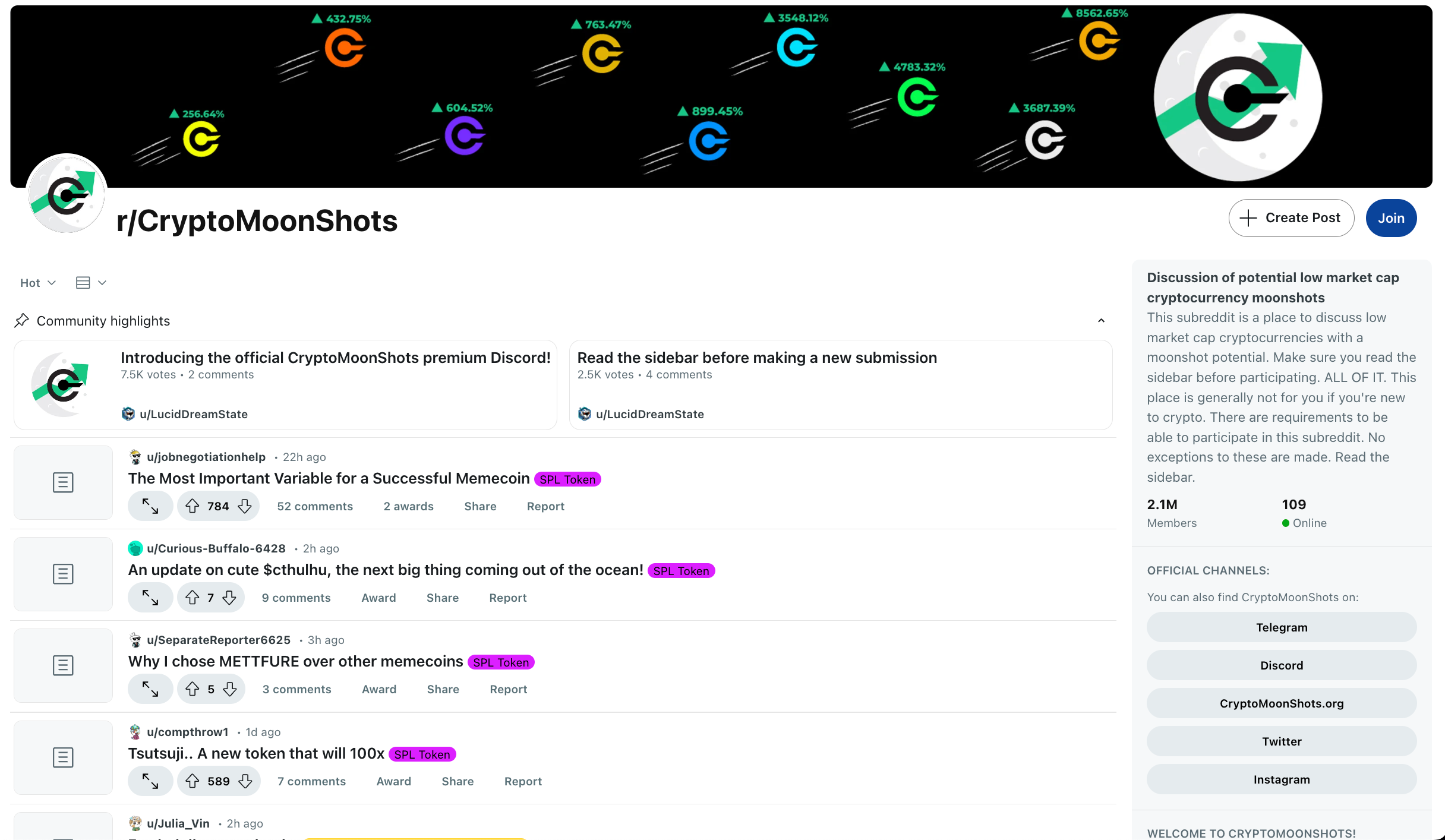 cryptomoonshots reddit marketing