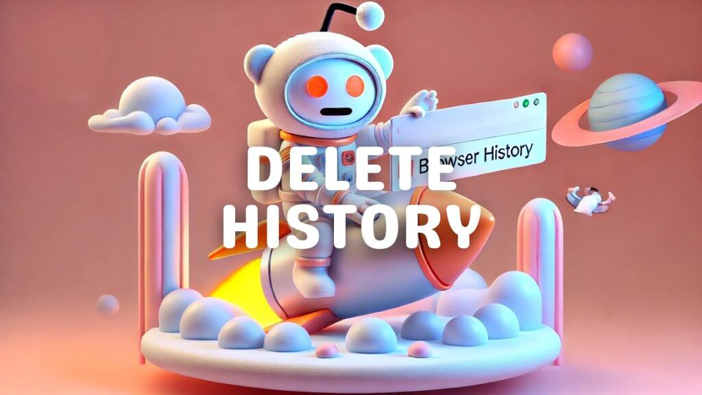 delete reddit search history